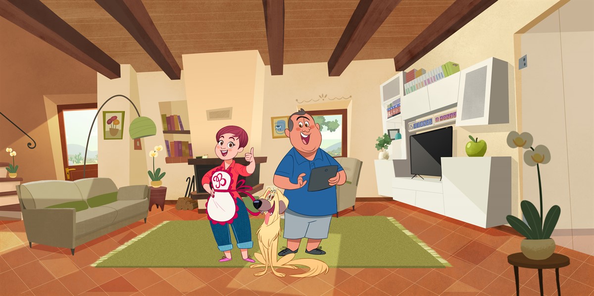 Super Benny is the new animation series dedicated to the celeb superchef Benedetta Rossi 